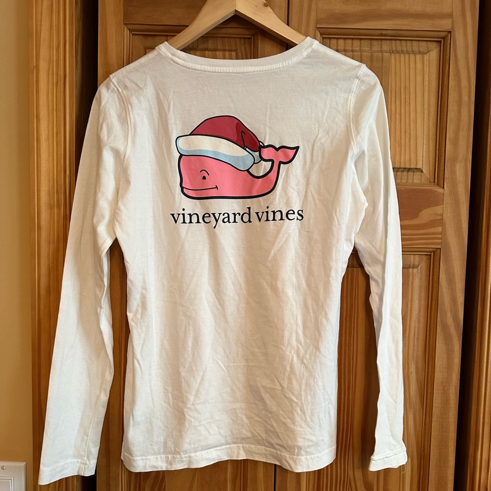Vineyard Vines Christmas Holiday Long Sleeve Shirt size Small